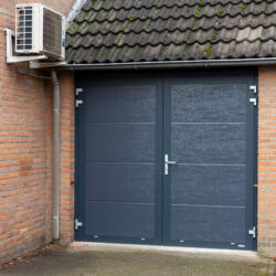 Duoport - Woodgrain horizontaal breed - RAL7016